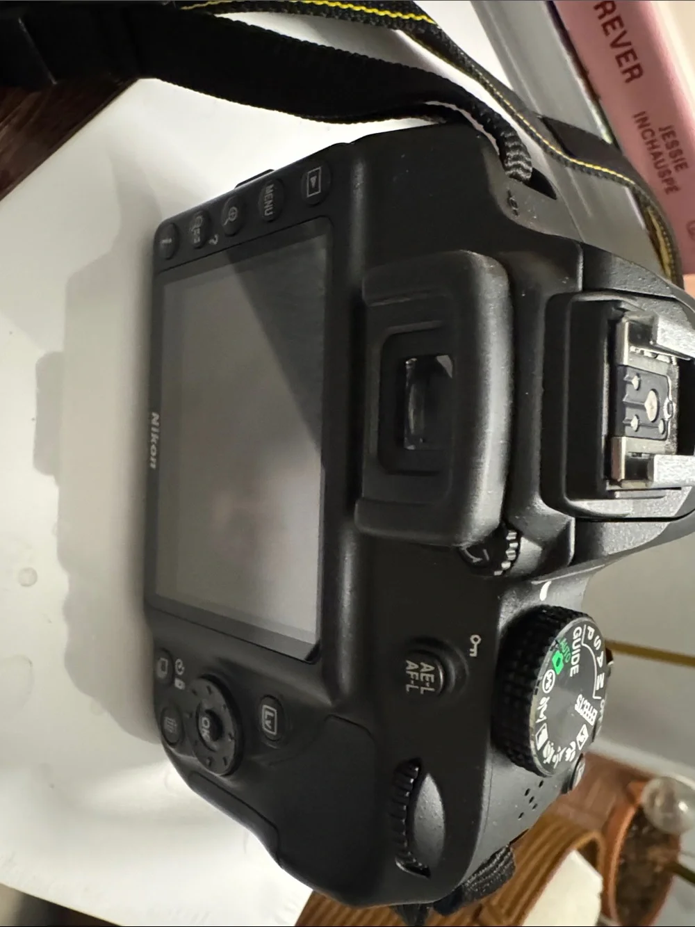 Nikon D3400 DSLR Camera in Black with Lens Cap